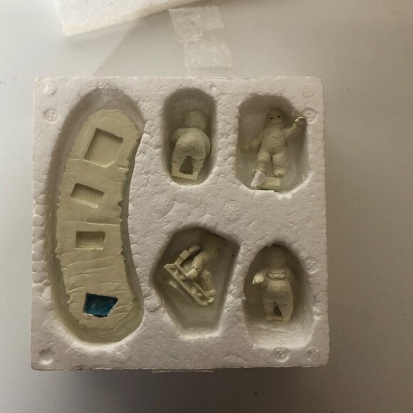 Department 56 Im Right Behind You Set Of 5 Figurines Snowbabies Miniatures - Picture 9 of 9